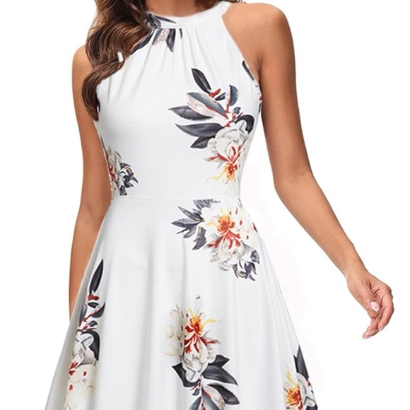 Floral Halter Summer Dress NWOT - Picture 5 of 5